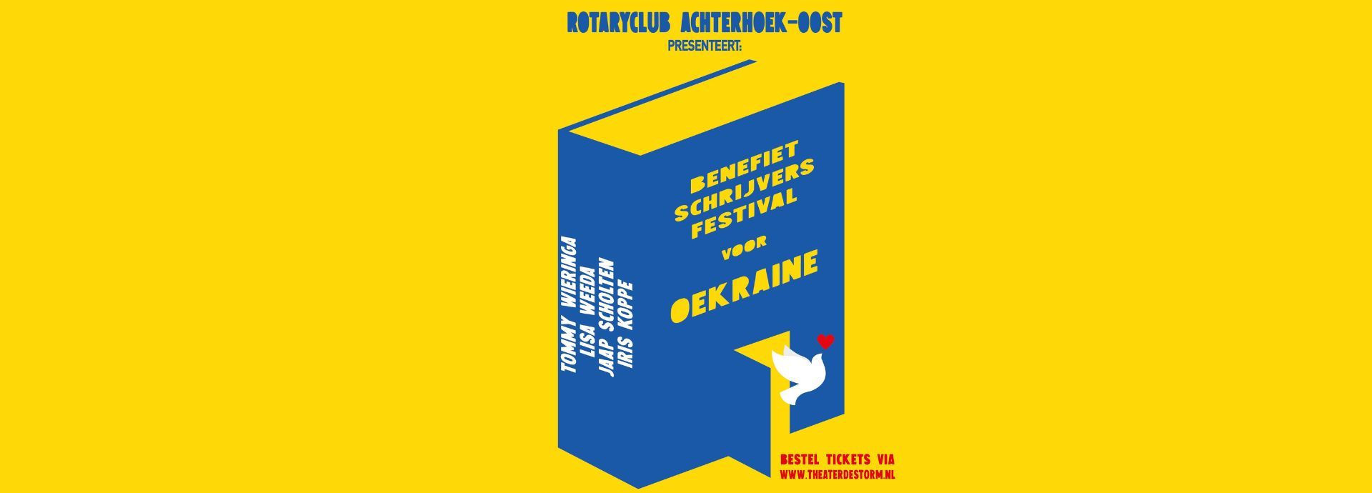 Benefietschrijversfestival voor Oekraïne
